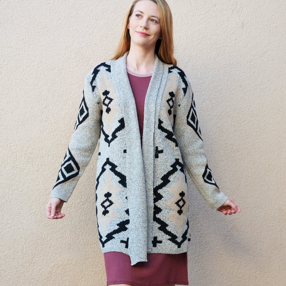 NWT Apache Canyon Aztec Cardigan Thick Knit